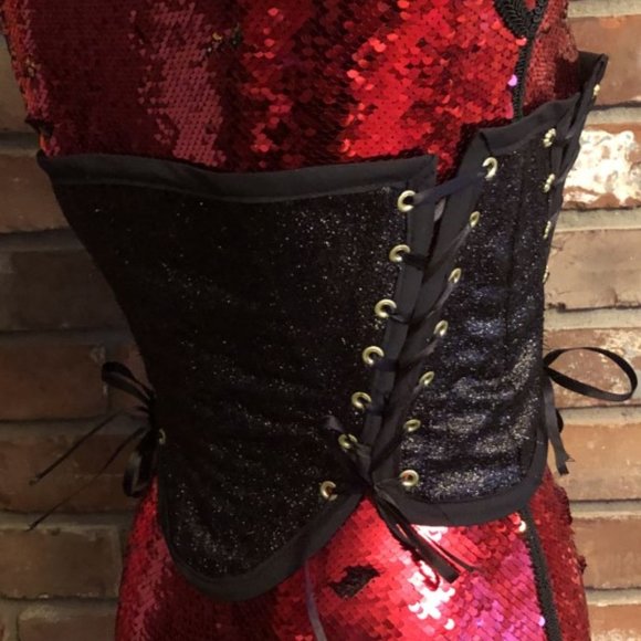 Elegant Black Corset Top - Picture 2 of 7